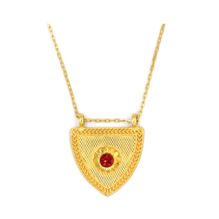 21K Gold Necklace AFN02092