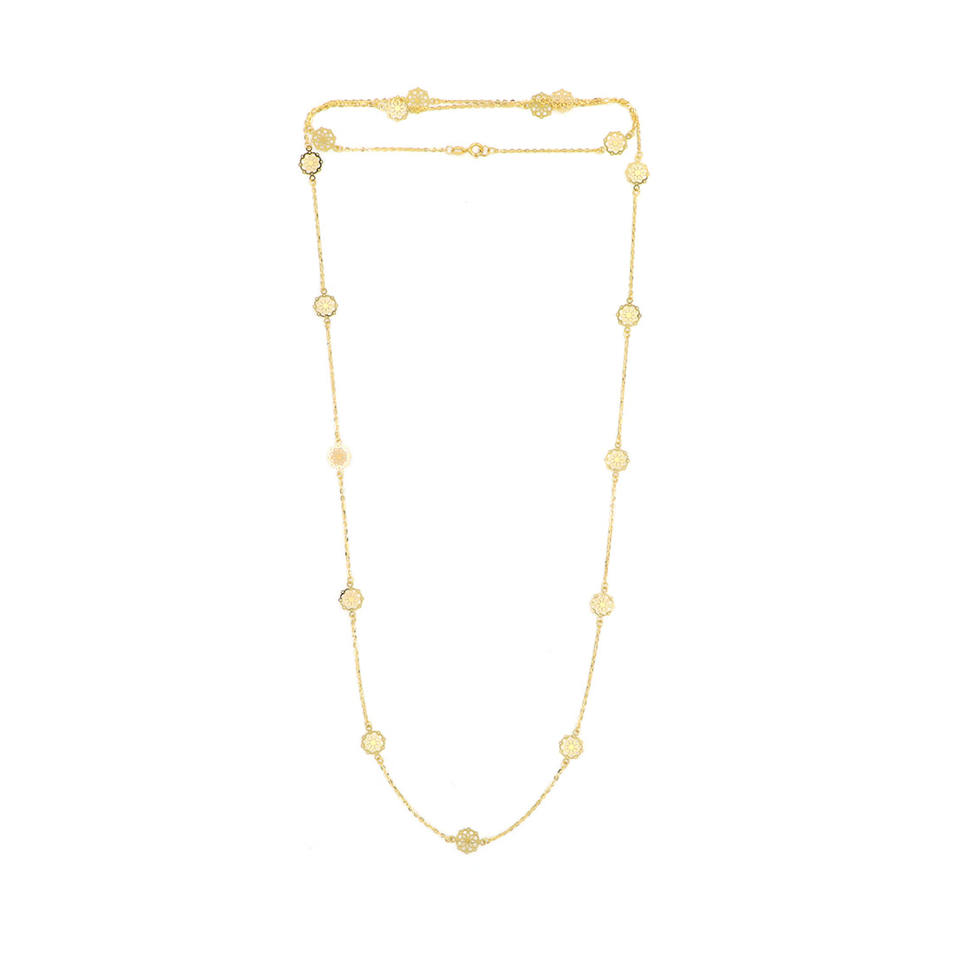 21K Gold Necklace AFN02392