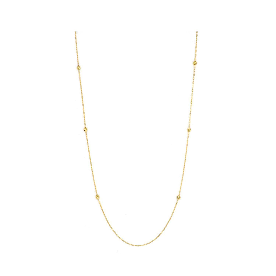 21K Gold Necklace AFN02393