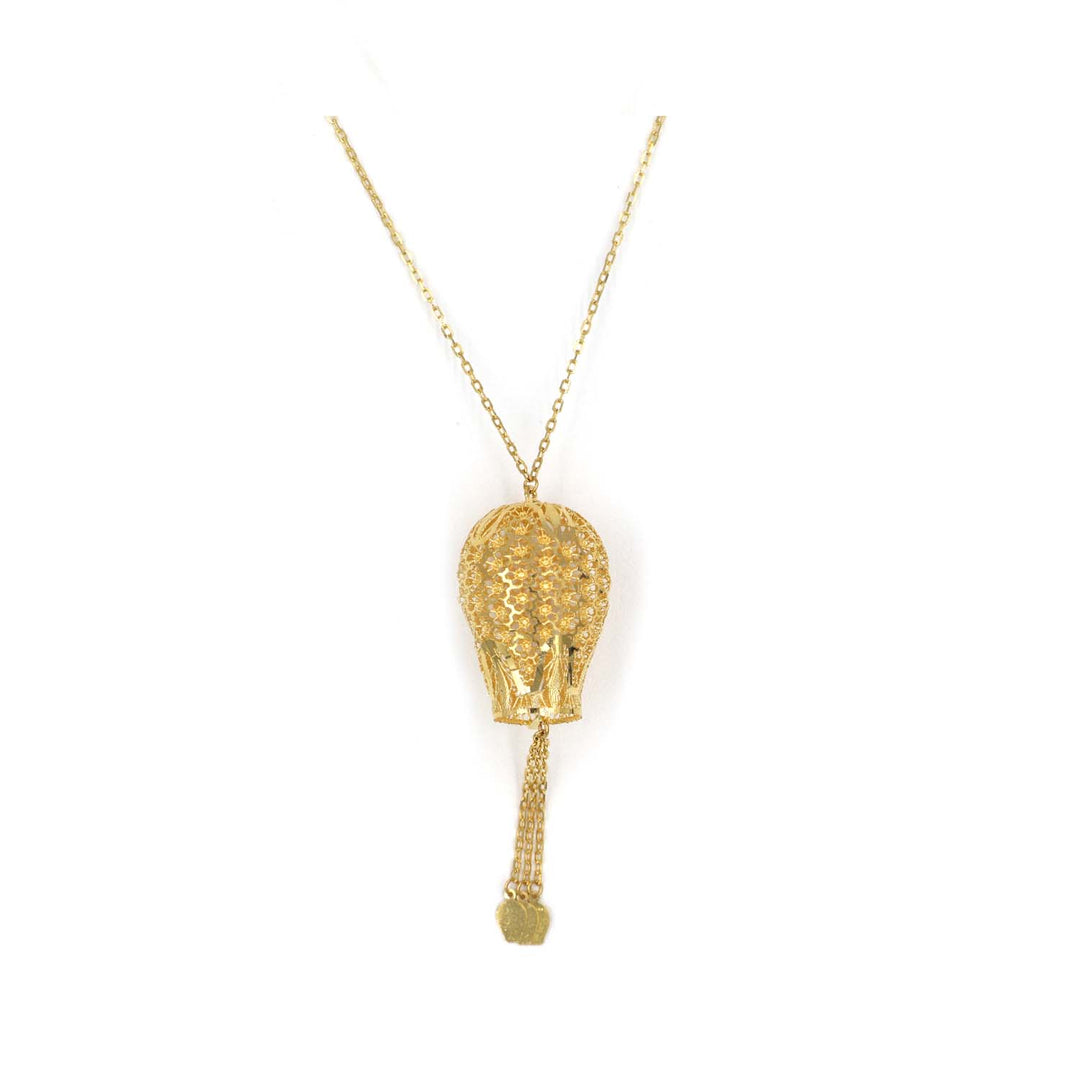 21K Gold Necklace AFN02571