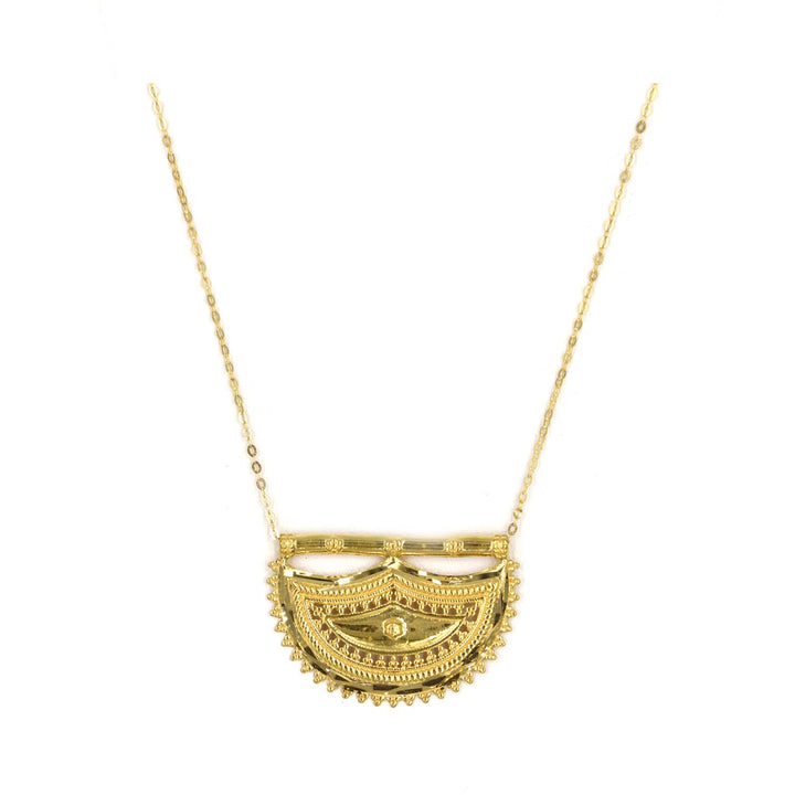 21K Gold Necklace AFN02572