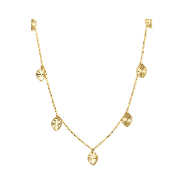 21K Gold Necklace AFN02574