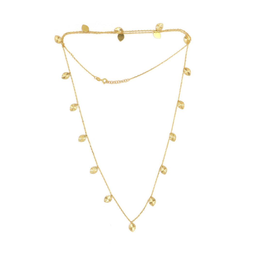 21K Gold Necklace AFN02574