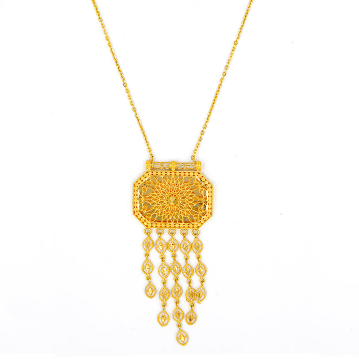 21K Gold Necklace AFN02971