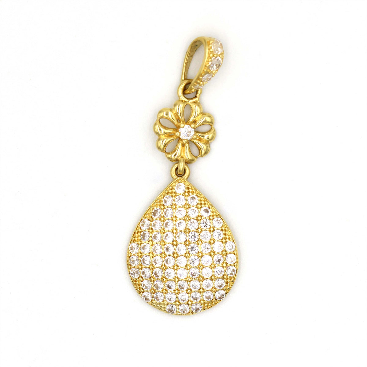 18K Gold Waterdrop Pendant  - AL FANAN