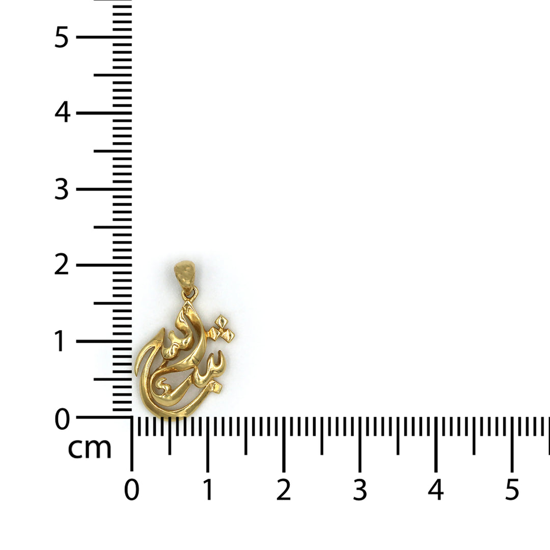 18K Gold Pendant AFP03057