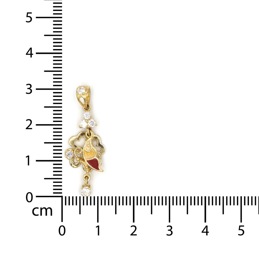 18K Gold Pendant AFP03226