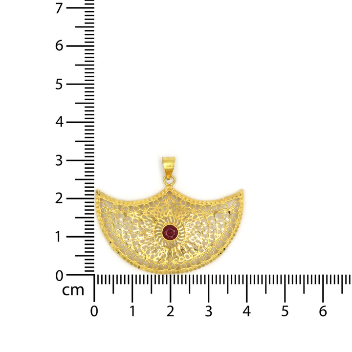 21K Gold Pendant AFP03718
