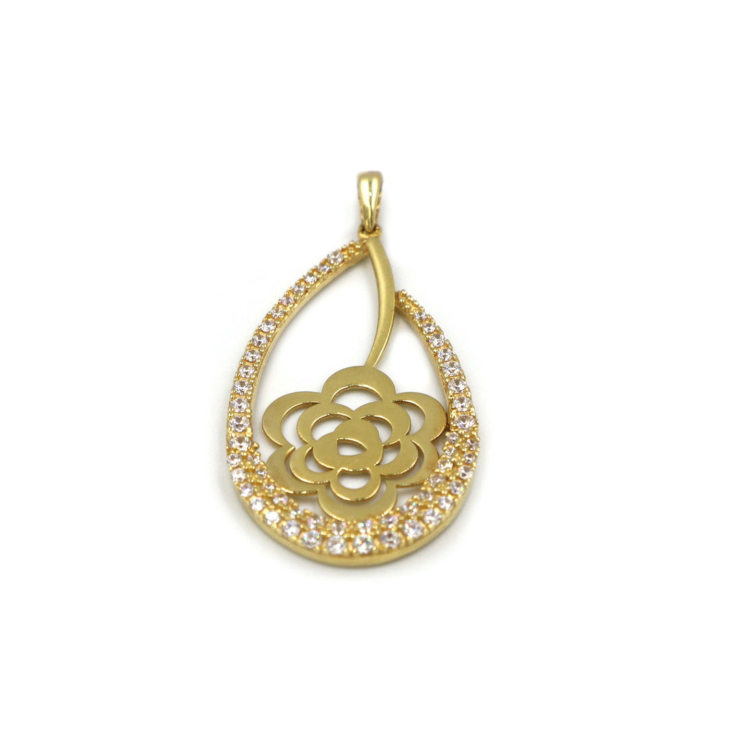 18K Gold Pendant Without Making Charge AFP03792
