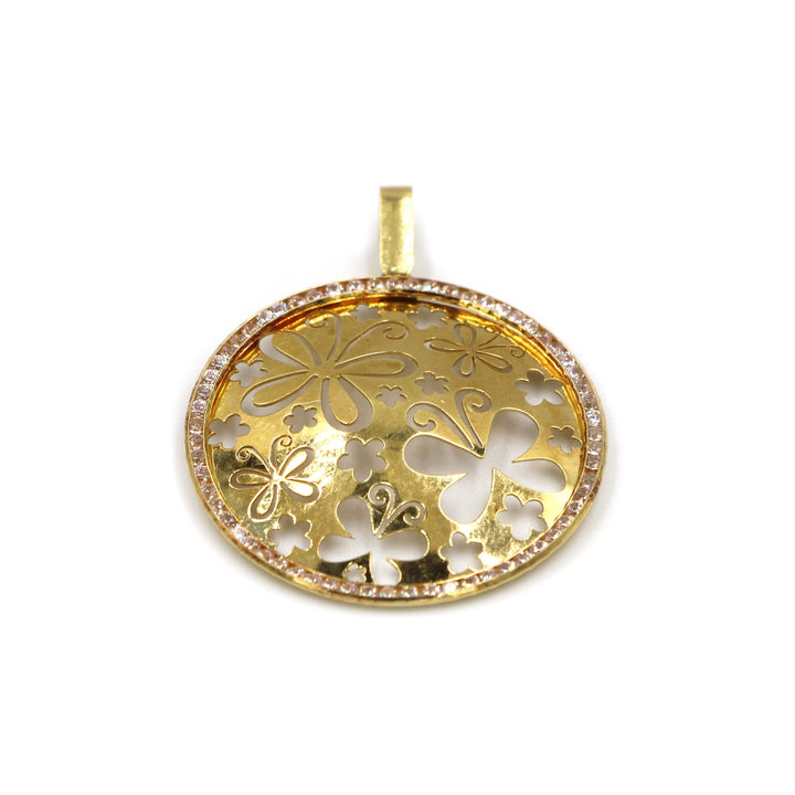 18K Gold Pendant Without Making Charge AFP03794