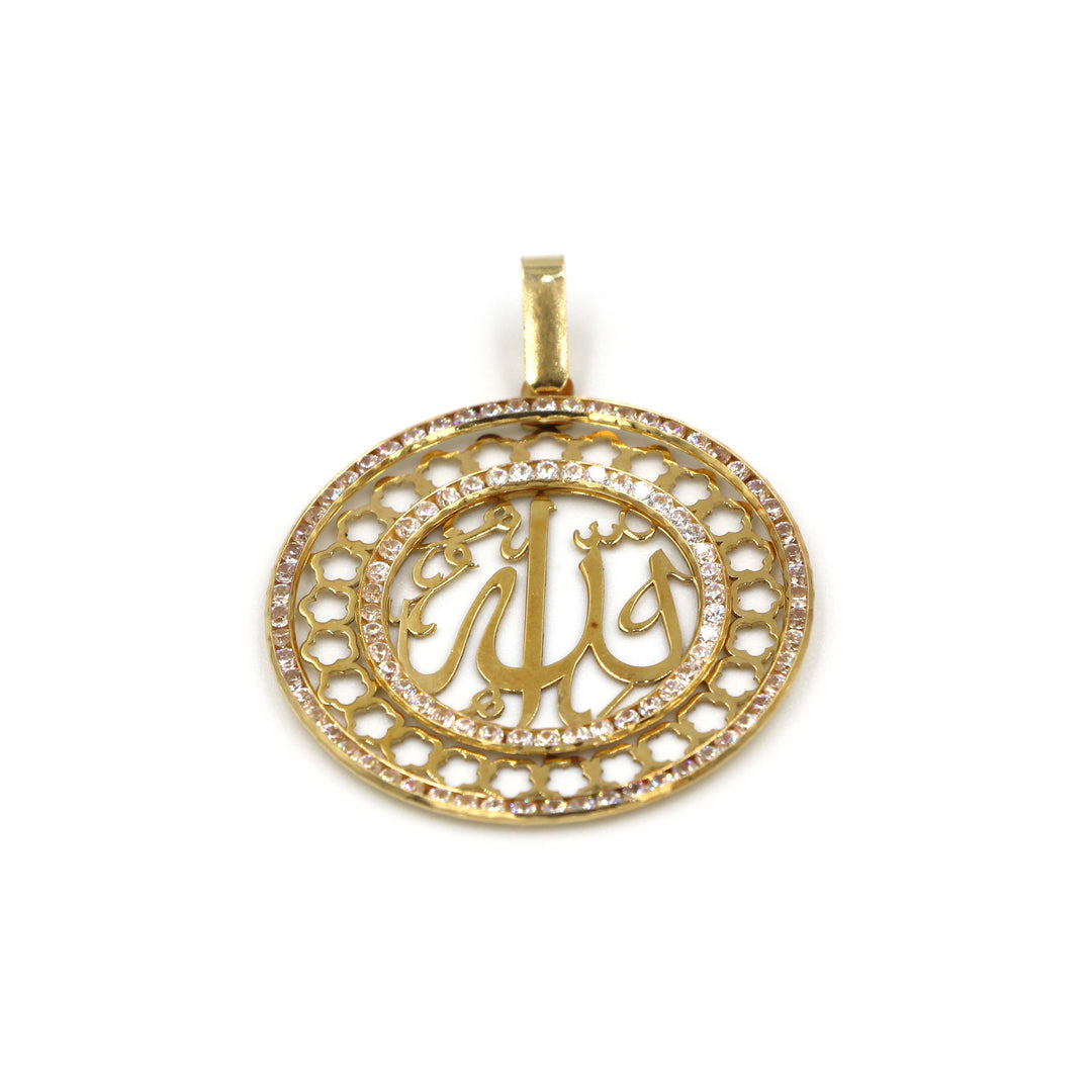 18K Gold Pendant Without Making Charge AFP03795