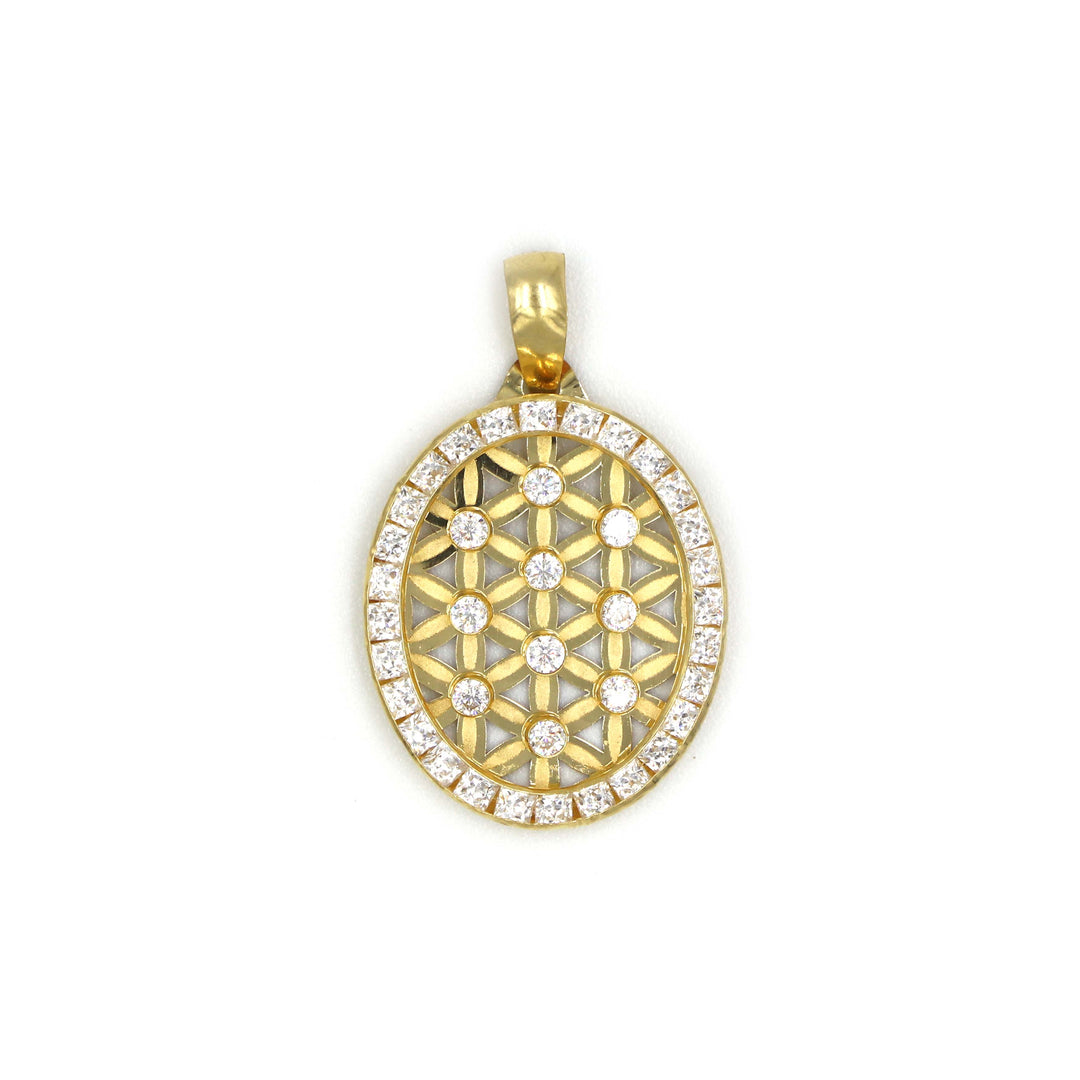 18K Gold Pendant Without Making Charge AFP03800