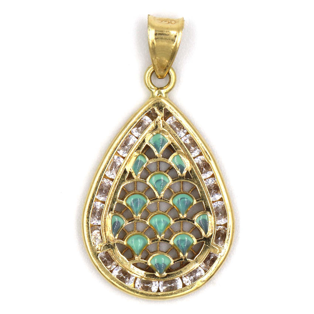 18K Gold Pendant AFP03830