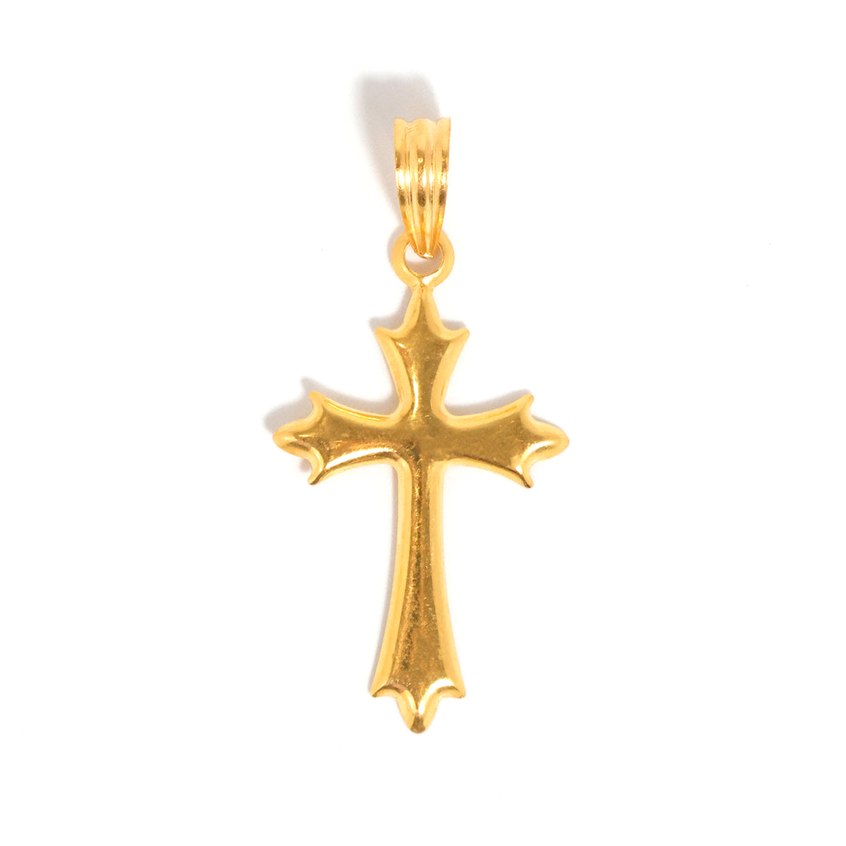 22K ذهب Cross معلقة - تسوق Gothic Designs Now - Main View