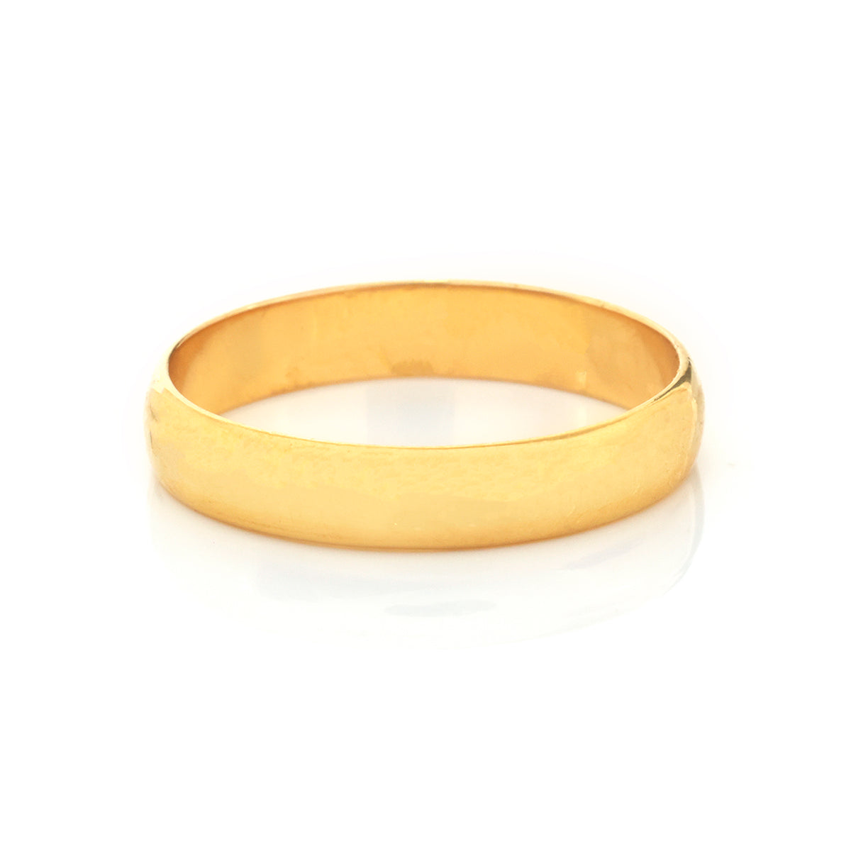 18K Gold Classic Polished Band Ring