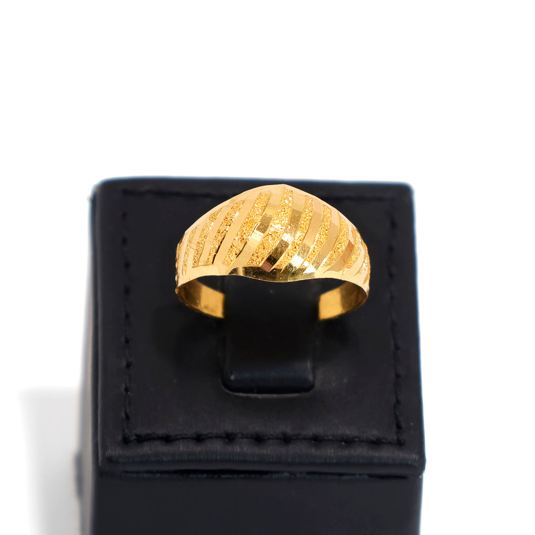 22K Gold Ring - Comfort-Fit Everyday Ring - Zero-Making Charge - Main View