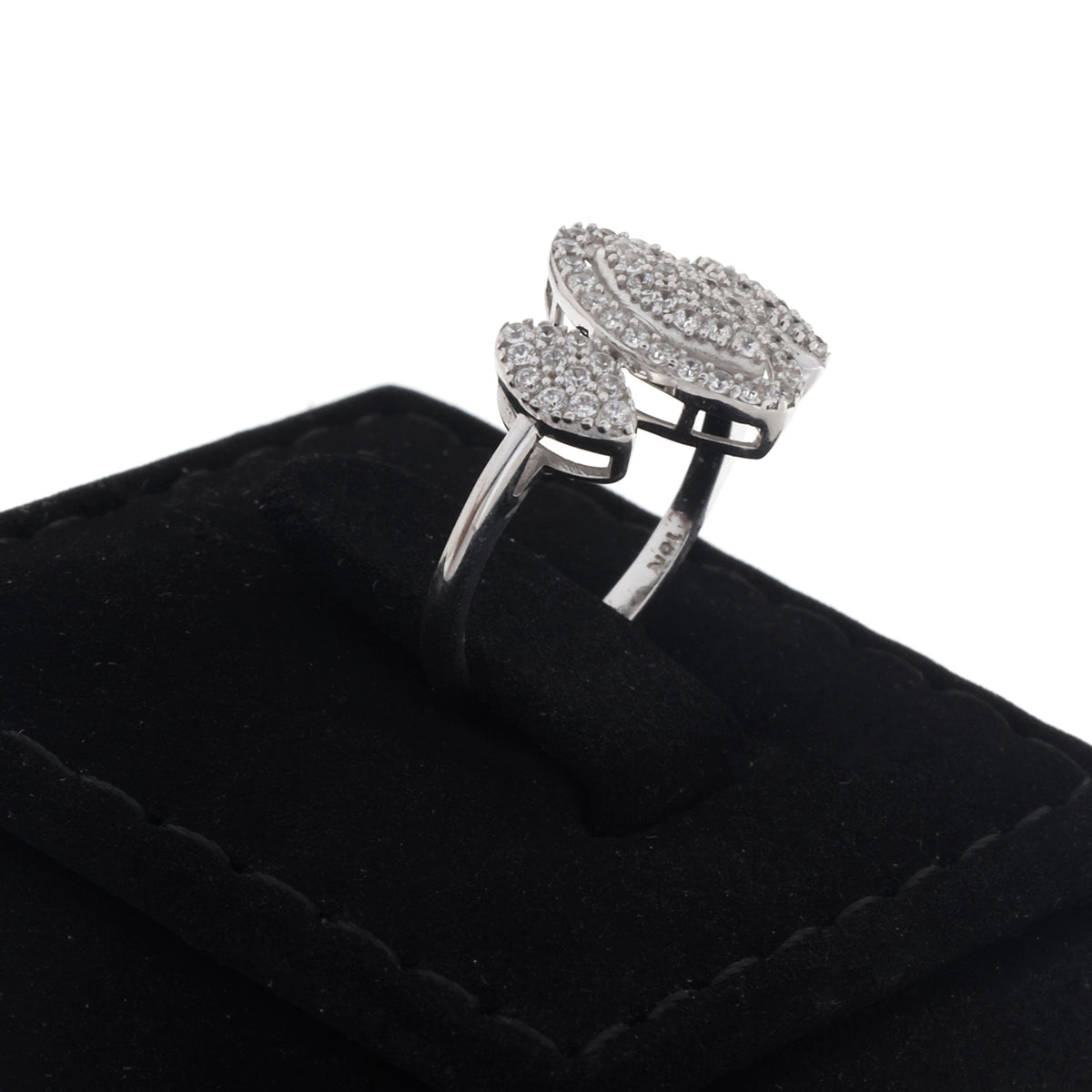 18K Gold Marquise Trio Cluster Ring - Zero making charge