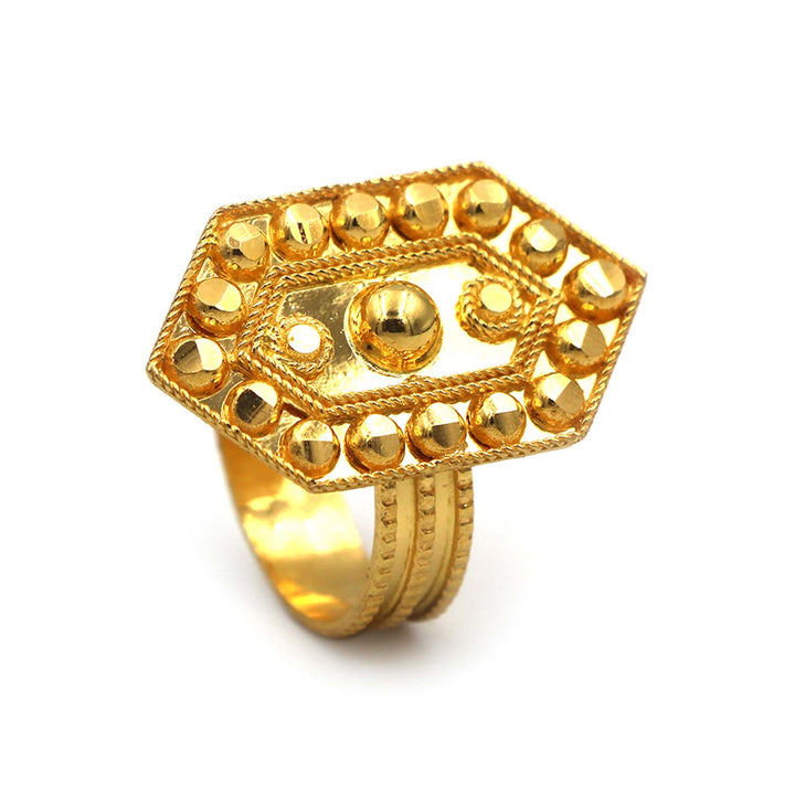 21K Gold Ring AFR07251