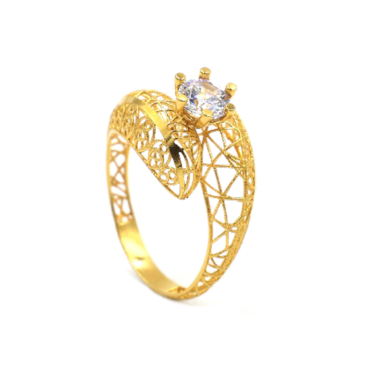 Gold Hallmark Ring - AL FANAN