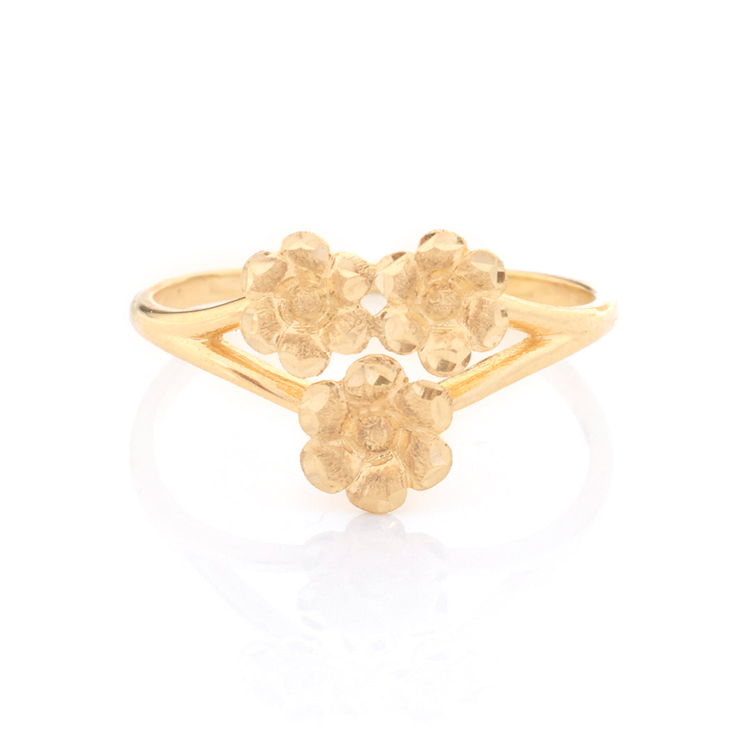 18K Gold Curb Link Ring