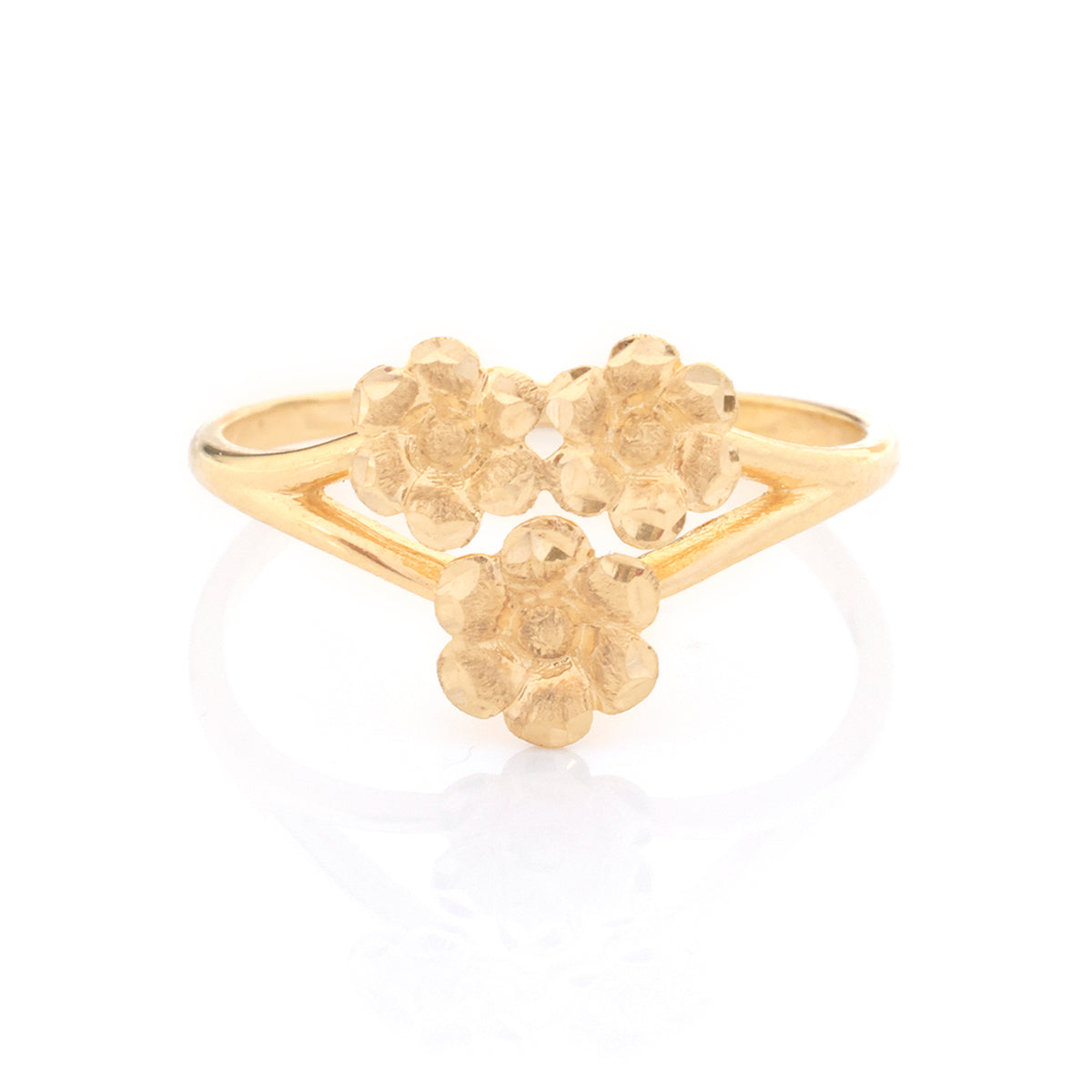 18K Gold Curb Link Ring
