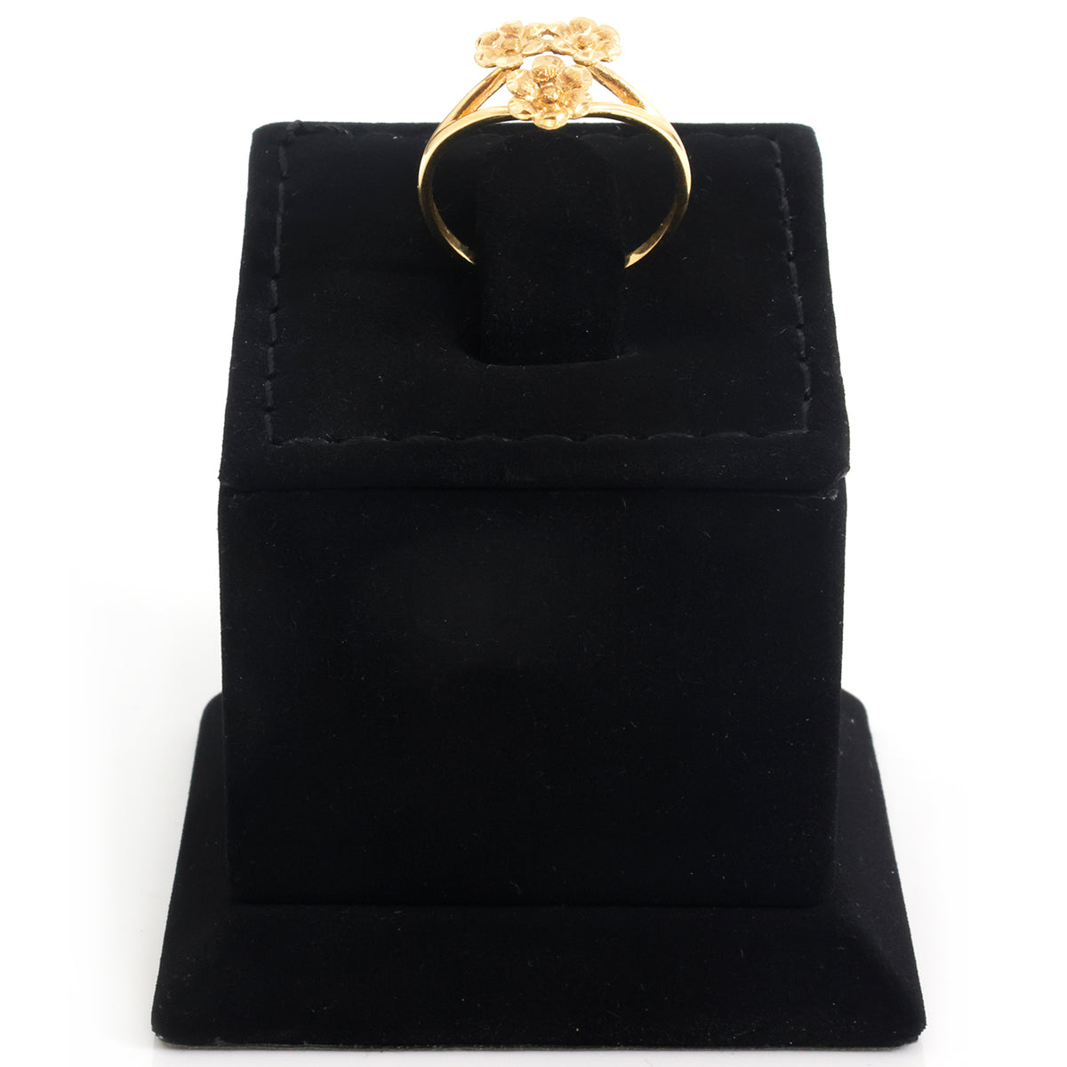 18K Gold Curb Link Ring