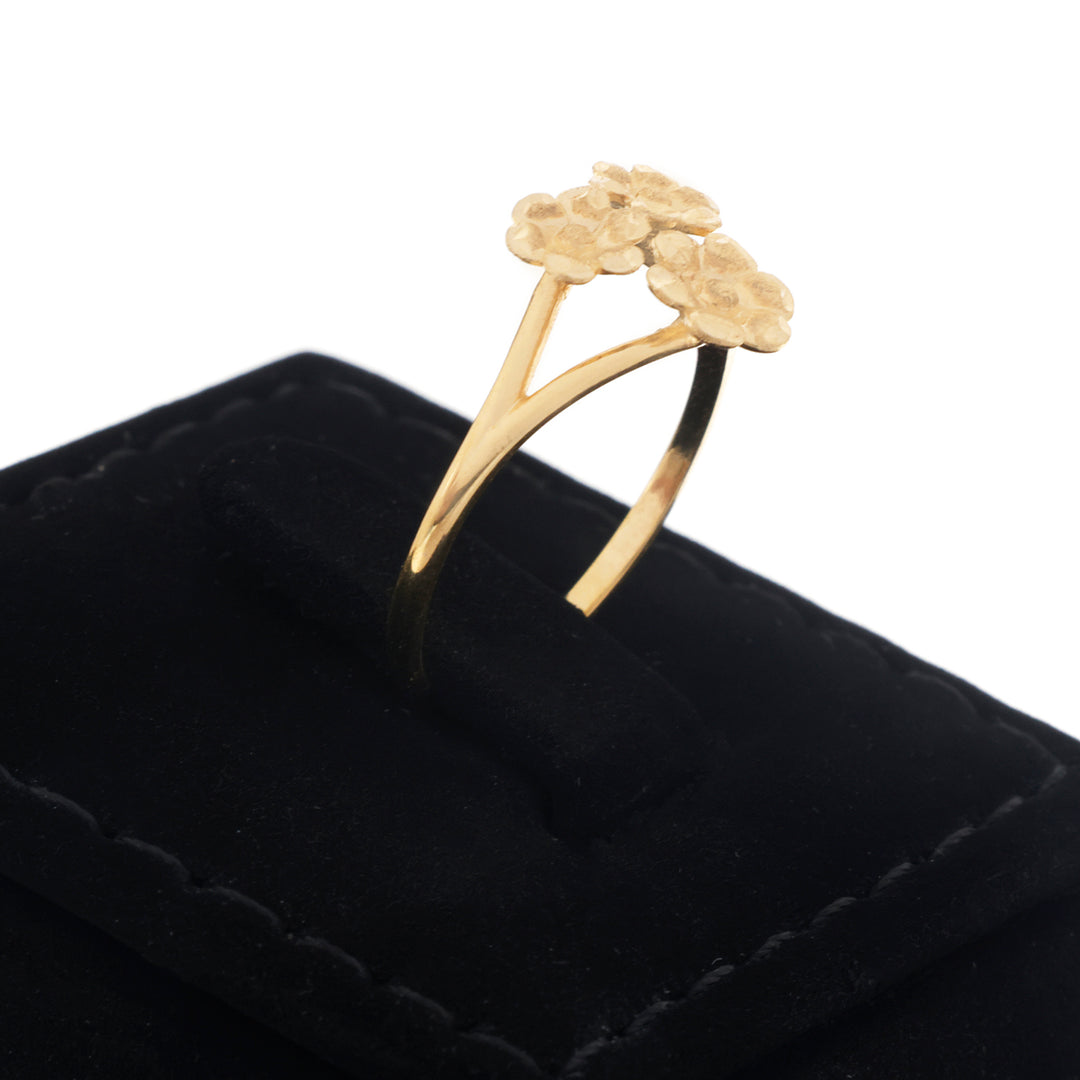 18K Gold Curb Link Ring