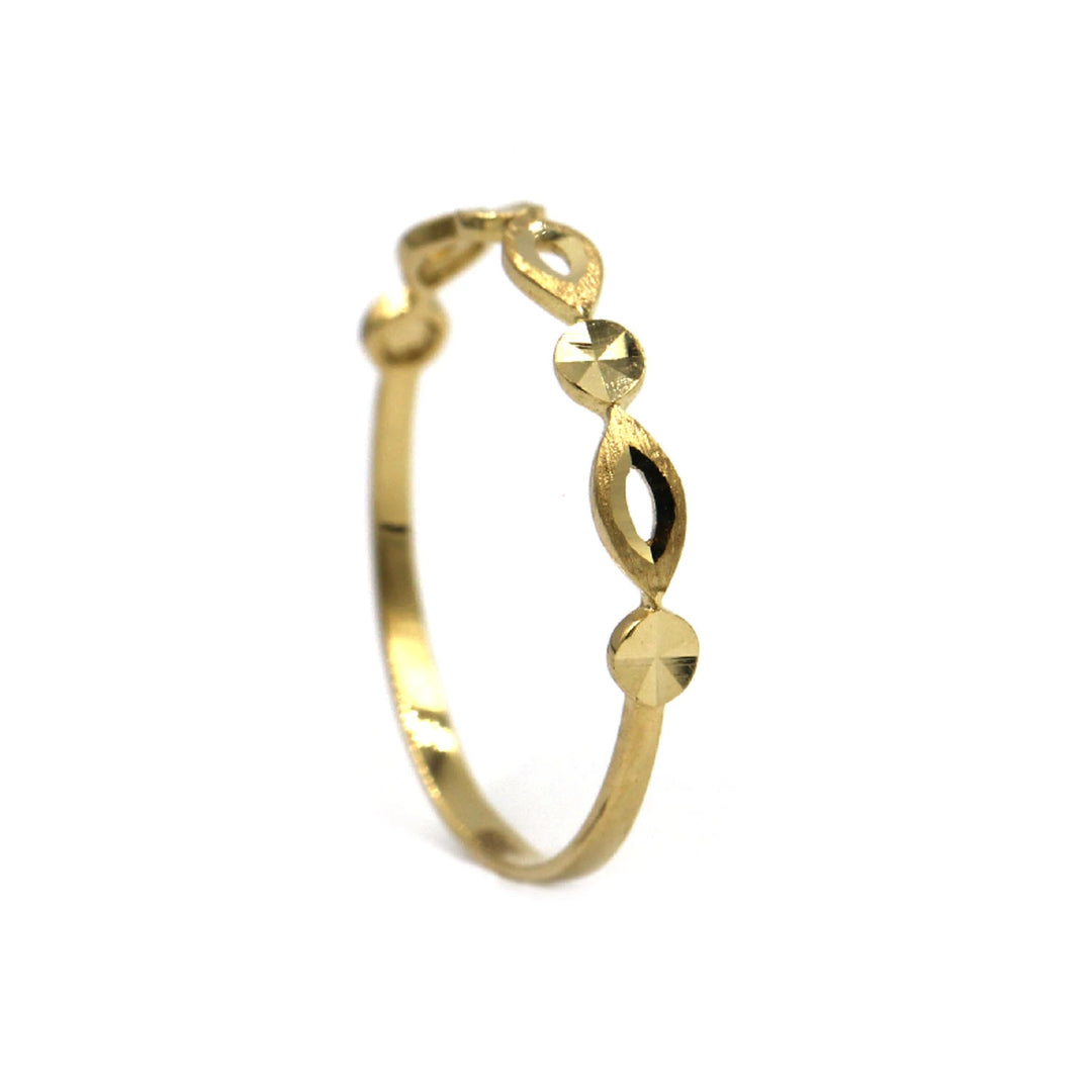 Gold Petal Ring-Al fanan