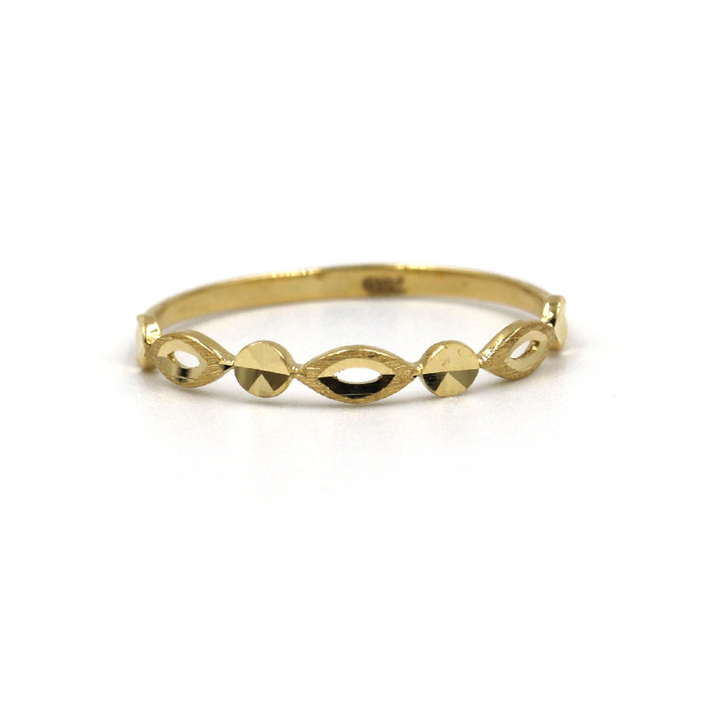 Gold Petal Ring (2) -Al Fanan