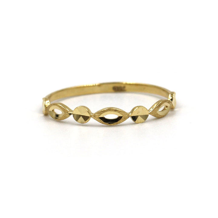 Gold Petal Ring (2) -Al Fanan