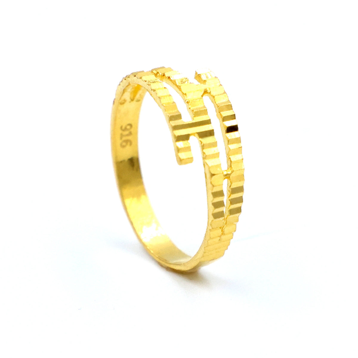 Elegant Stackable Curved Ring - AL FANAN