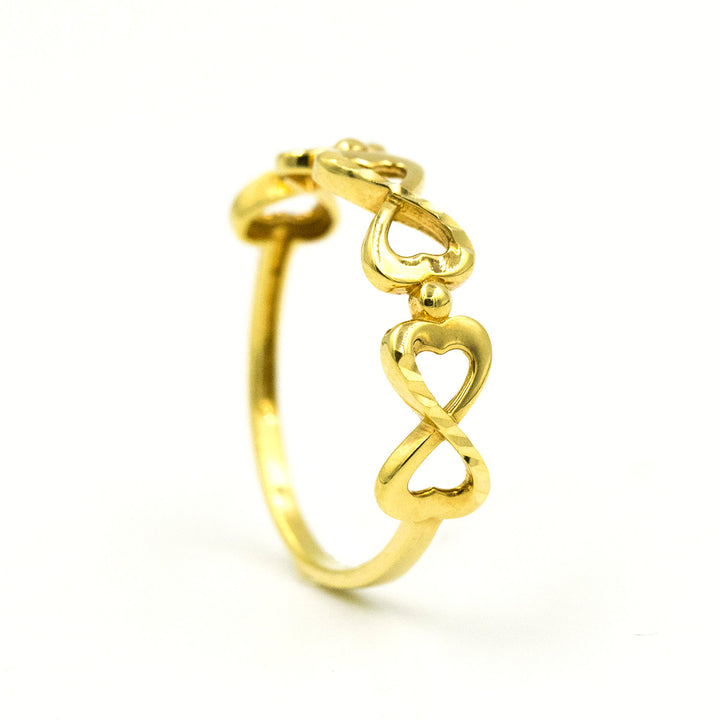 Gorgeous 18K Gold Infinity Ring AFR07798