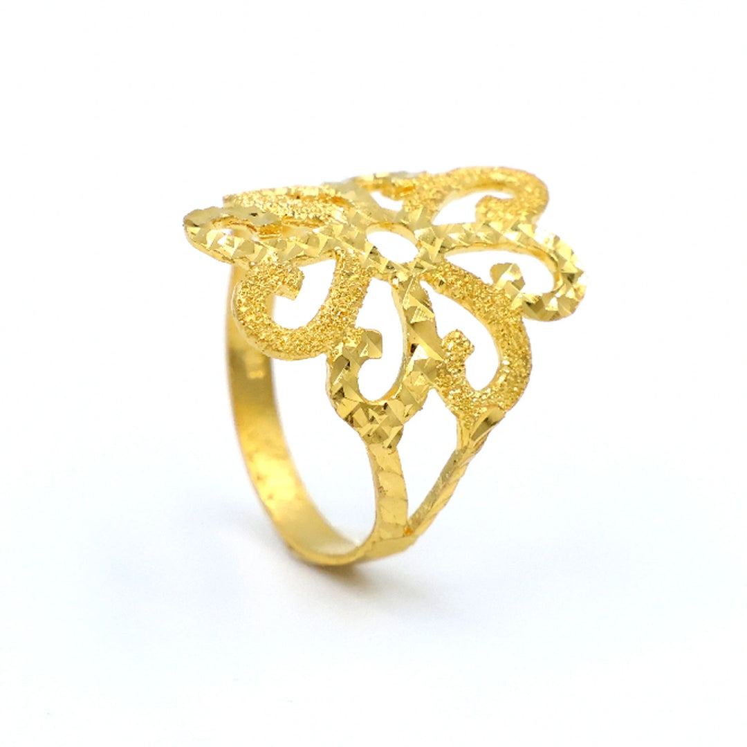 Artisan Floral Swirl Ring - AL FANAN