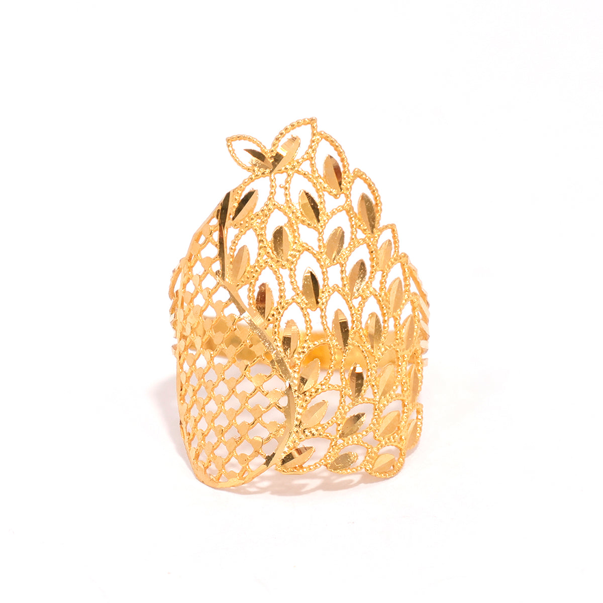 22K Gold Ring - Tapered Comfort-Fit Band - Zero Making Charge - Main View