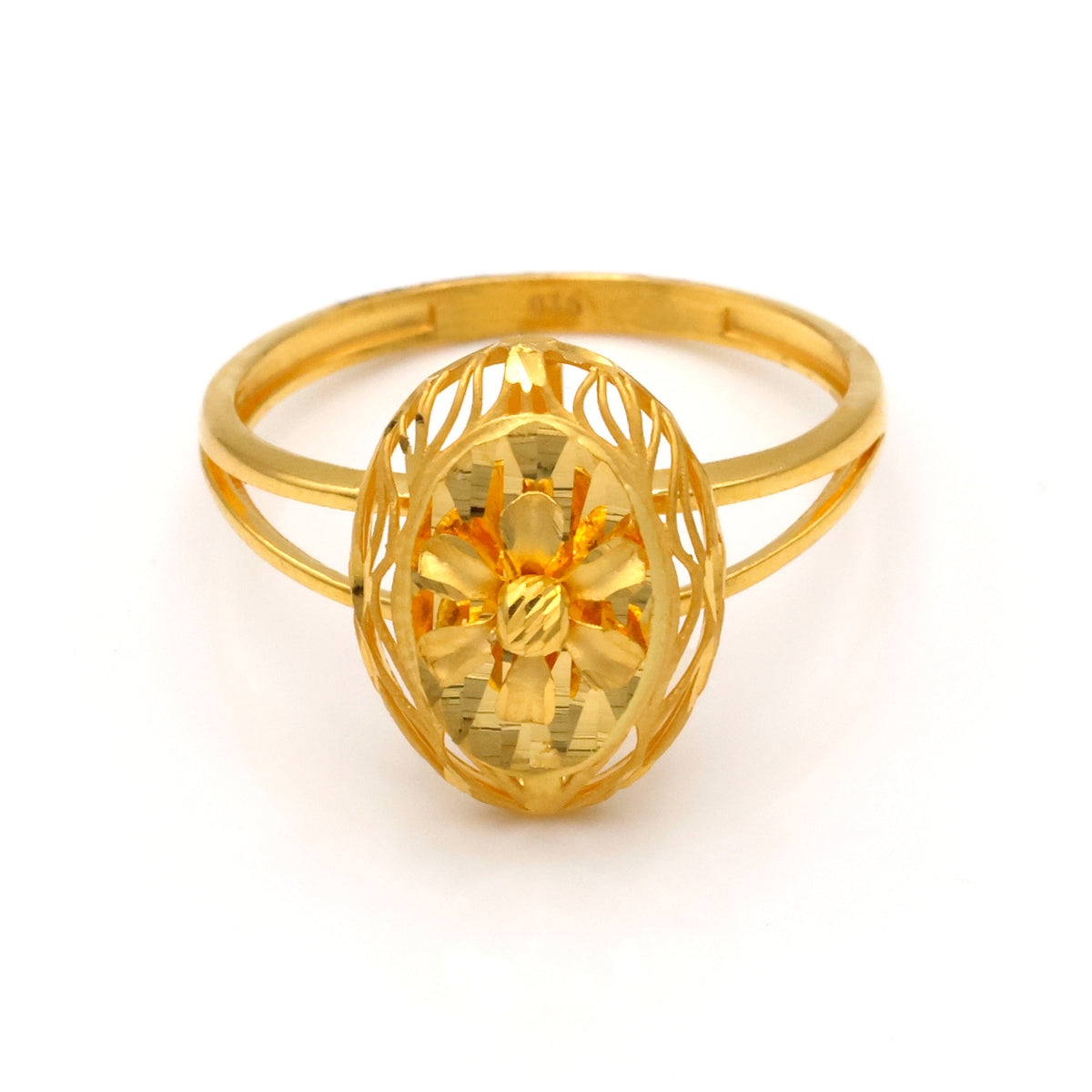 Al Fanan - Geometric 22K Gold Ring
