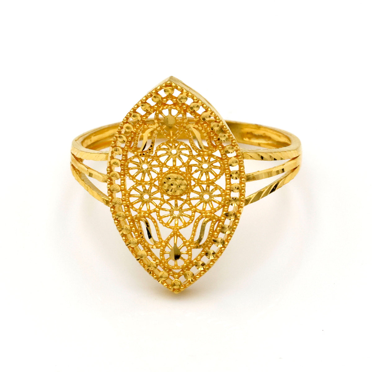 Al Fanan - Vintage Style 22K Gold Rings 