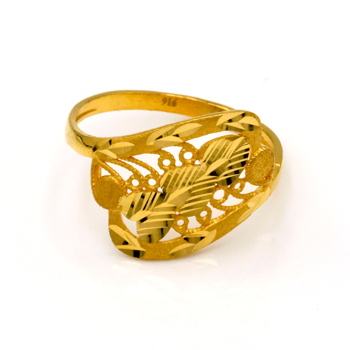 Al Fanan - Beautiful 22K Gold Leaf Rings 