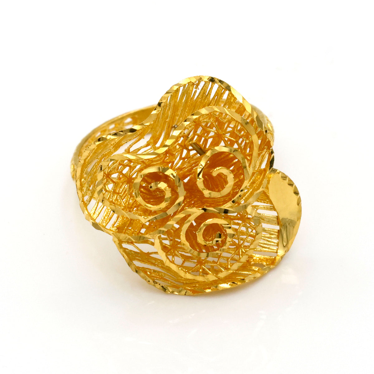 Al Fanan - Vintage 22K Gold Motif Rings 