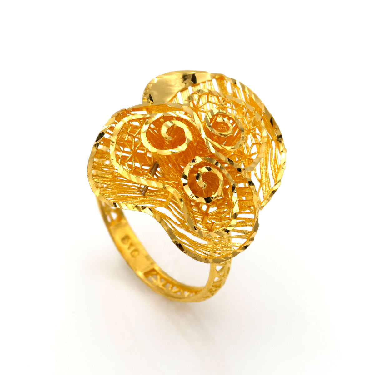Vintage 22K Gold Motif Rings - Al Fanan