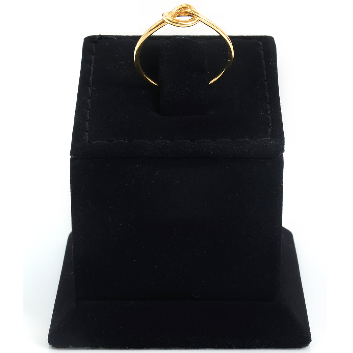 18K Gold Polished Knot Ring