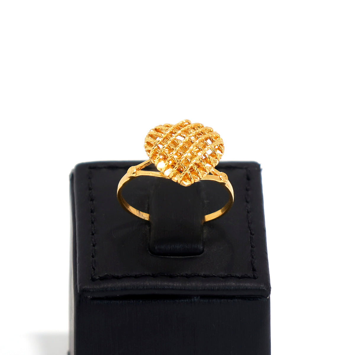 22K Gold Ring – Sleek Plain Band for Everyday Wear – Zero Making Charge - Main View