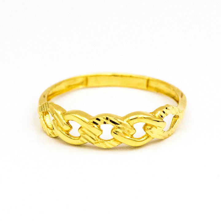 Gorgeous 18K Gold Links Ring AFR08993
