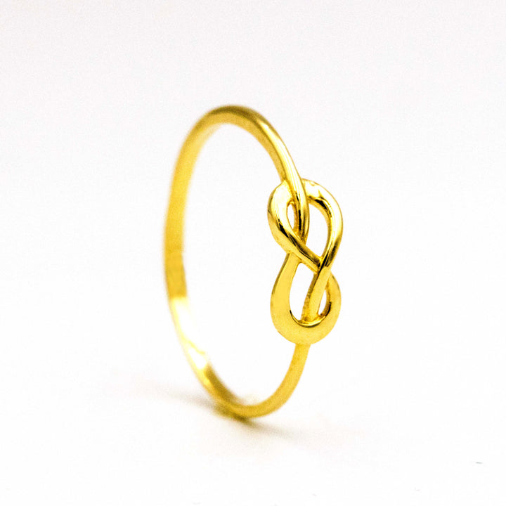 Gorgeous 18K Gold Infinity Ring AFR09003