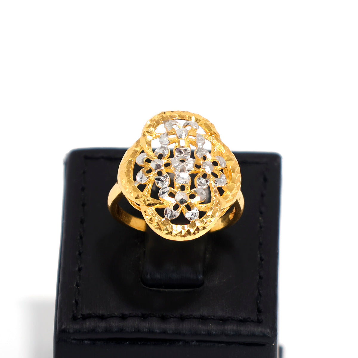 22K Gold Ring – Subtle Lightweight Ring Perfect for Gifting – Main View