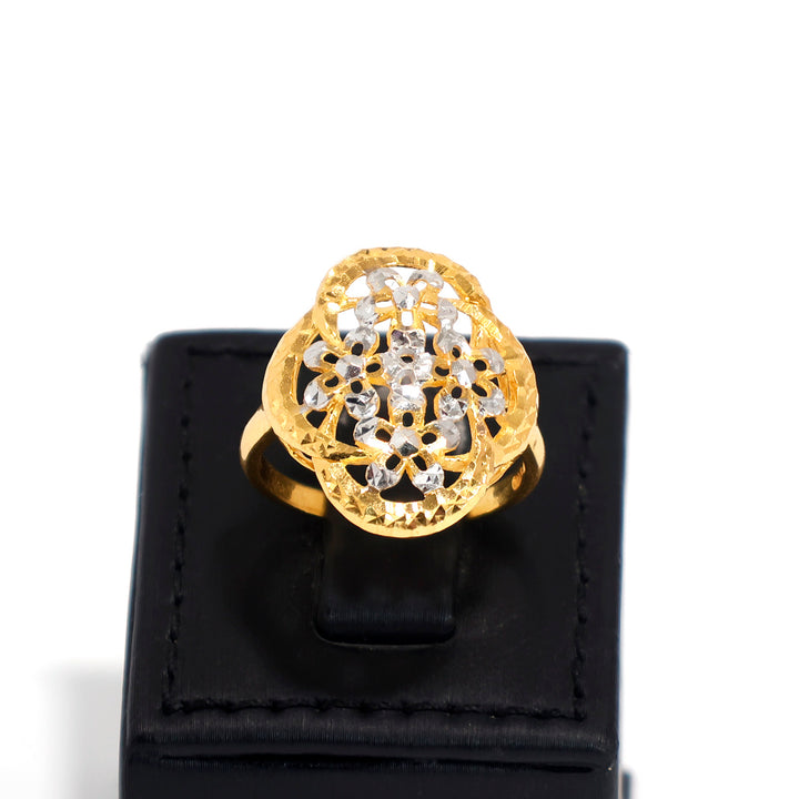 22K Gold Ring – Subtle Lightweight Ring Perfect for Gifting – Main View