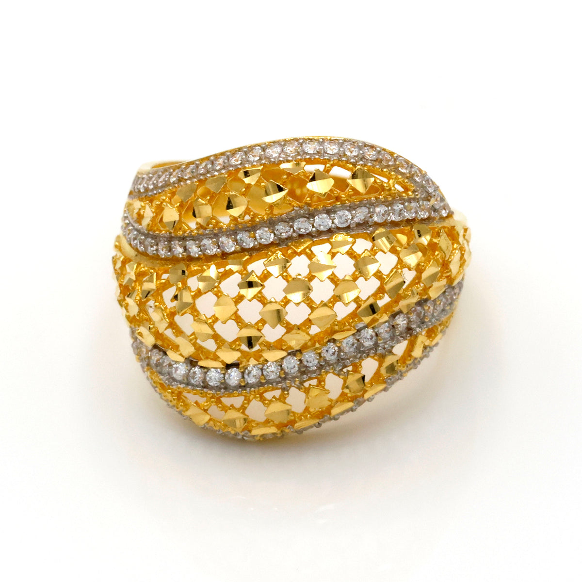 Al Fanan - Bridal Gold Ring 22K