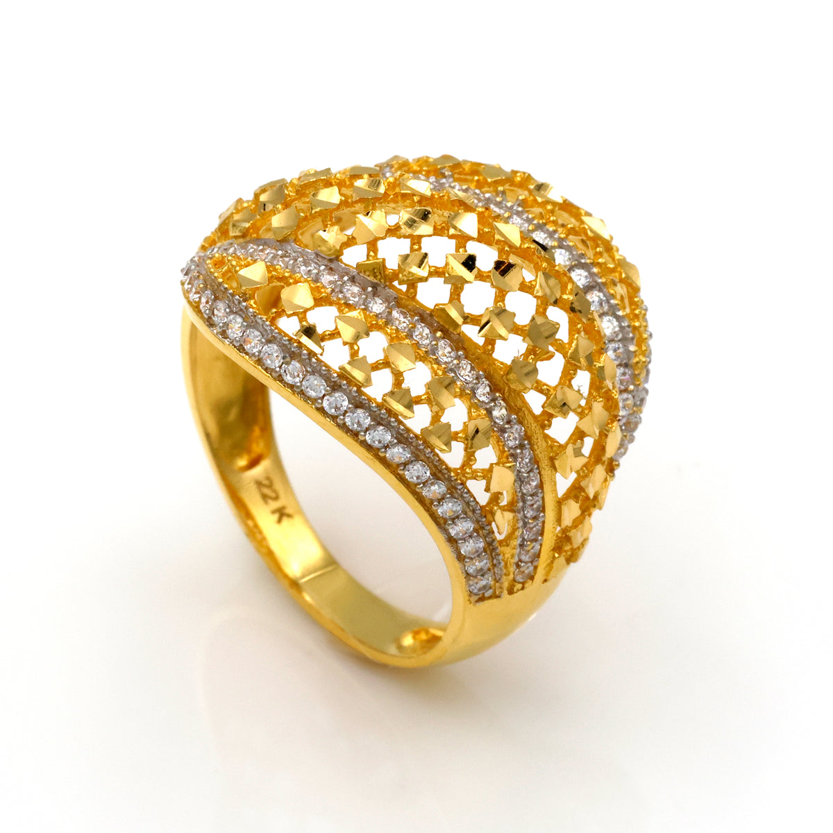 Bridal Gold Ring 22K - Al Fanan
