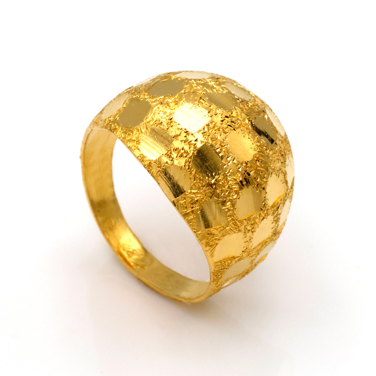 Gold Ring for Men 22K - Al Fanan