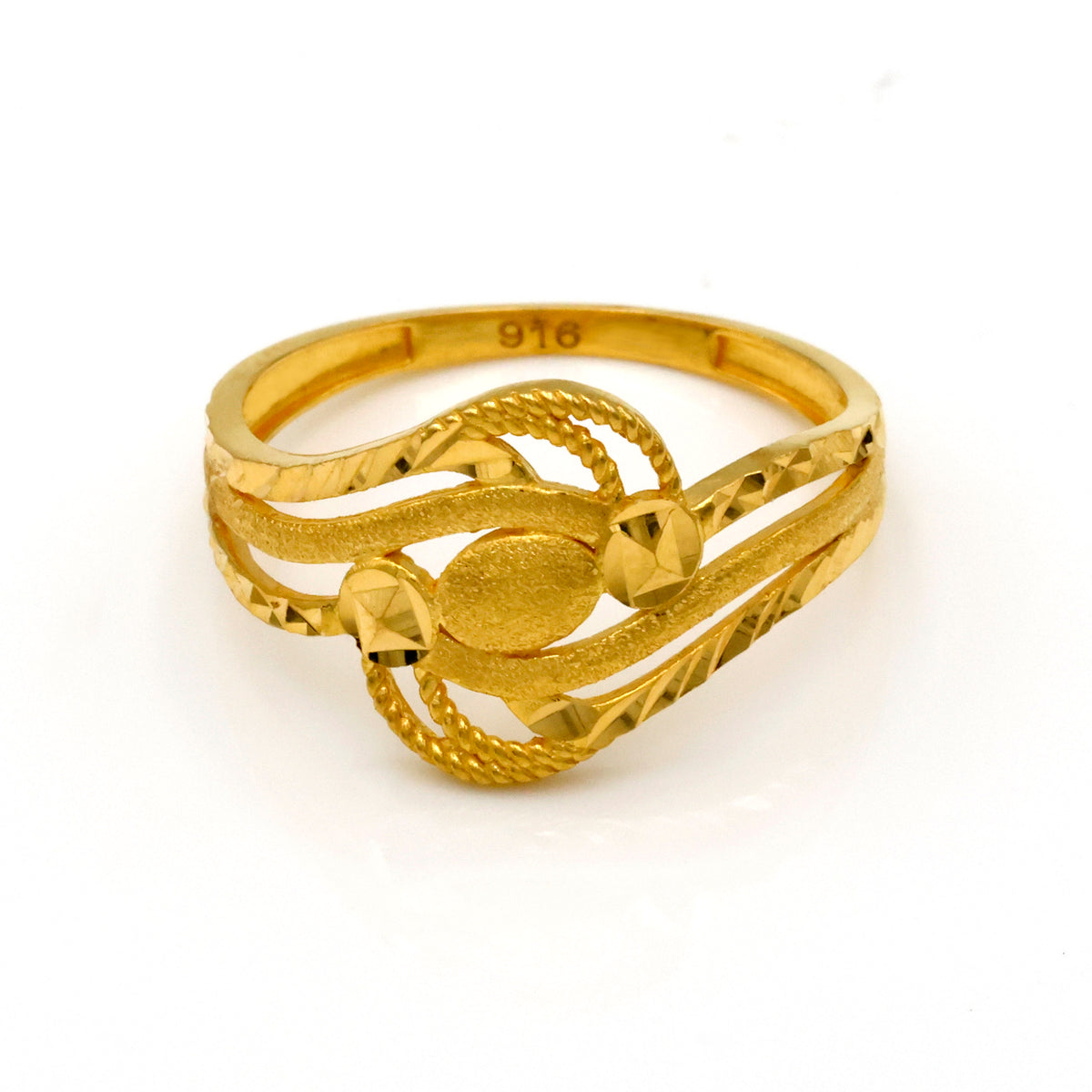 Al Fanan - Statement Gold Ring 22K
