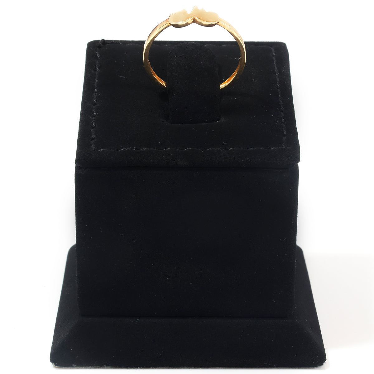 18K Gold Heartbeat Pulse Ring